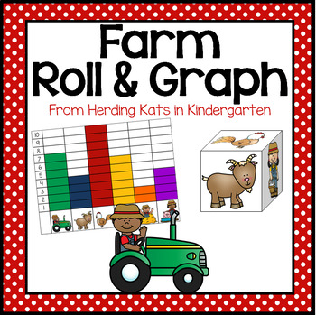 Preview of Farm Animal Roll & Graph