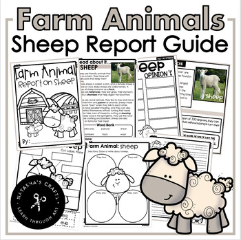 Preview of Farm Animal Report Guide on Sheep Non Fictional