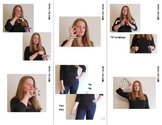 Farm Animal Sign Language (ASL) Flash Cards with Descriptions