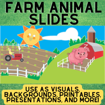 Preview of Farm Animal Slides