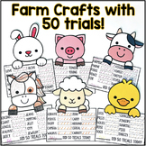 Farm Animal Speech Therapy Crafts for 50 + Articulation Tr