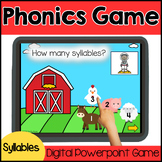 Farm Animal Syllables Digital Phonics Games