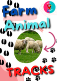 Farm Animal Tracks and Pictures for Early Years Education 