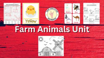 Preview of Farm Animal Unit