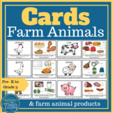 Farm animals cards and activities