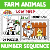 Farm Animals | 1 to 5 and 6 to 10 Puzzles |  Math Center f