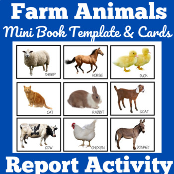 Animal Research Report | Farm Animals Graphic Report Project Template