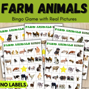 Bingo Farm Animals Teaching Resources | TPT