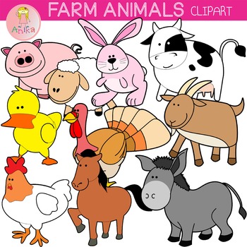 clipart farm animals