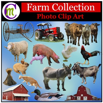 Preview of Farm Animals Clipart