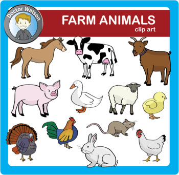 Preview of Farm Animals Clipart