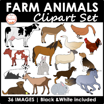 tame animals clipart photos