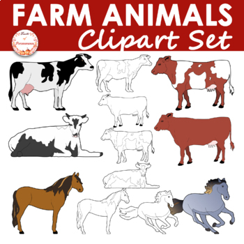 tame animals clipart photos