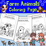 Farm Animals Coloring Page English Language Arts Vocabular
