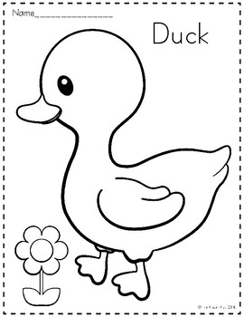 Download Farm Animals Coloring Pages Worksheets Teaching Resources Tpt