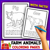 Farm Animals Coloring Pages | Description and Facts | Farm