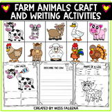 Farm Animals Craft and Writing Activities