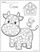 Farm Animals Dot Markers Coloring Pages by The Kinder Kids | TPT