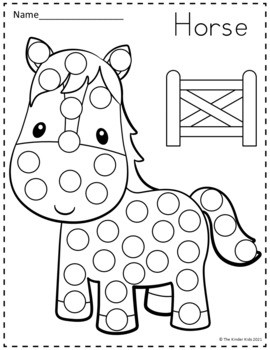 dabber dot coloring pages