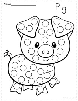 dabber dot coloring pages