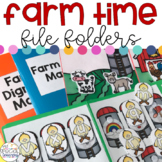 Farm Animals File Folders for Special Education