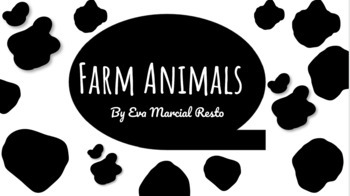 Preview of Farm Animals (Google Slide, Interactive Activities, Remote Learning Resource)