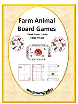 Animal Math Games For Kindergarten Teaching Resources | TPT