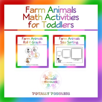 Preview of Farm Animals | Math | Toddler Activities