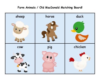 Old Mcdonalds Teaching Resources | TPT