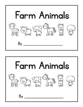 Preview of Farm Animals - Pattern Book