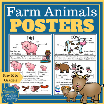 Preview of Farm Animals Posters