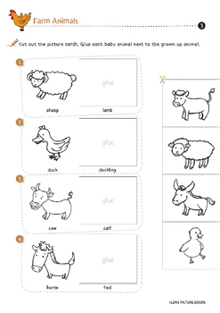 Farm Animals *Printables* by Worksheet Design Studio | TpT