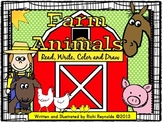 Farm Animals: Read, Write, Color and Draw