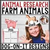 Farm Animals Research Template | Animal Project Hats Crowns