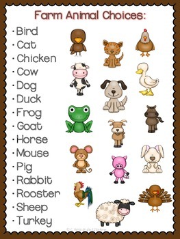 Farm Animals- Researching and Presenting Using QR Codes by Abc123is4me