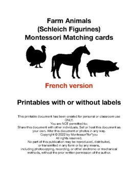 Schleich Farm Animal Horse Cow Pig Sheep Goat Duck Chicken Figure &  Stickers