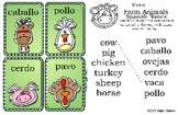 Farm Animals Spanish Names Play & Learn Pack