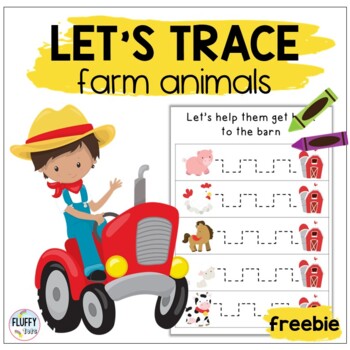 Preview of Farm Animals Activities Prewriting Worksheets