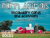 Farm Animals Vocabulary Cards and Activities