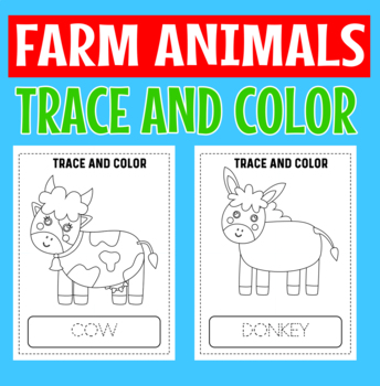 farm animals worksheet handwriting practice coloring pages by mobaamal