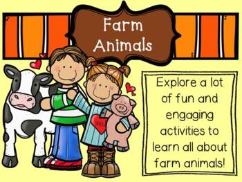 Preview of Farm Animals - Worksheets