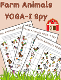 Farm Animals Yoga I Spy, Movement, PT, OT, Brain breaks, c