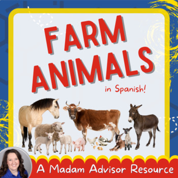 Preview of Farm Animals - in Spanish!