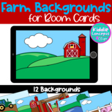 Farm Backgrounds for Boom Cards™ - Digital Task Card Backgrounds