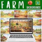 Farm Backgrounds for Google Slide and PowerPoint 16x9 Slid