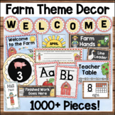 Farm Barnyard Theme Classroom Decor Bundle Farmhouse Decorations