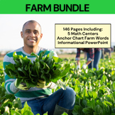 Farm Bundle: 5 Math Centers, Literacy, and Informational P