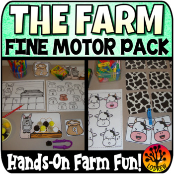 Preview of Farm Centers Fine Motor Centers OT Farm Activities Occupational Therapy