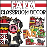 Farm Classroom Decor - Editable!