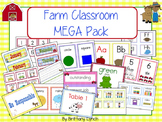 Farm Theme Classroom Decor (editable)